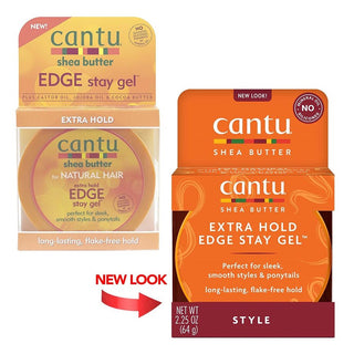 CANTU Shea Butter Extra Hold Edge Stay Gel 2.25OZ - Beautylicious Canada