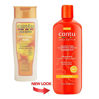 CANTU Shea Butter Sulfate Free Cleansing Cream Shampoo 13.5OZ - Beautylicious Canada