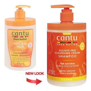 CANTU Shea Butter Sulfate Free Cleansing Cream Shampoo 25 OZ - Beautylicious Canada