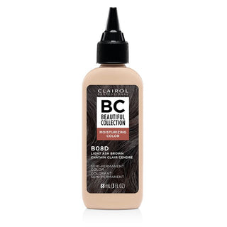 CLAIROL PROFESSIONAL BC SEMI - PERM. COLOR - B08D LIGHT ASH BROWN 3OZ - Beautylicious Canada