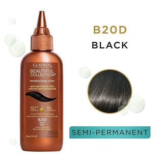 CLAIROL PROFESSIONAL BC SEMI - PERM. COLOR - B20D BLACK 3OZ - Beautylicious Canada