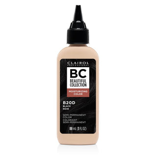 CLAIROL PROFESSIONAL BC SEMI - PERM. COLOR - B20D BLACK 3OZ - Beautylicious Canada
