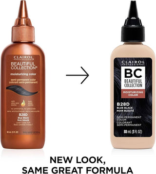 CLAIROL PROFESSIONAL BC SEMI - PERM. COLOR - B28D BLUE BLACK 3OZ - Beautylicious Canada