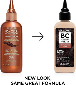 CLAIROL PROFESSIONAL BC SEMI - PERM. COLOR - B40W AMETHYST 3OZ - Beautylicious Canada