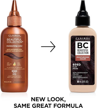CLAIROL PROFESSIONAL BC SEMI - PERM. HAIR COLOR - B56D PLUM 3OZ - Beautylicious Canada