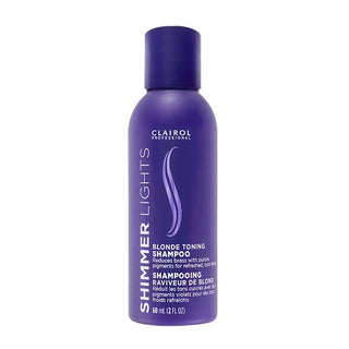 CLAIROL PROFESSIONAL SHIMMER LIGHTS BLONDE TONING SHAMPOO 2OZ - Beautylicious Canada