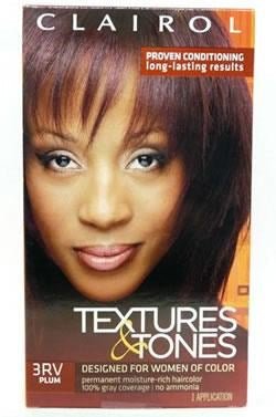 CLAIROL TEXTURES & TONES Permanent Hair Color Kit 3RV PLUM - Beautylicious Canada