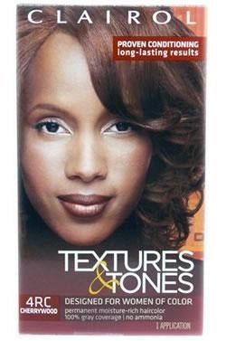 CLAIROL TEXTURES & TONES Permanent Hair Color Kit 4RC CHERRYWOOD - Beautylicious Canada