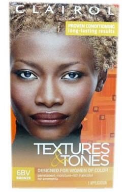 CLAIROL TEXTURES & TONES Permanent Hair Color Kit 6BV BRONZE - Beautylicious Canada