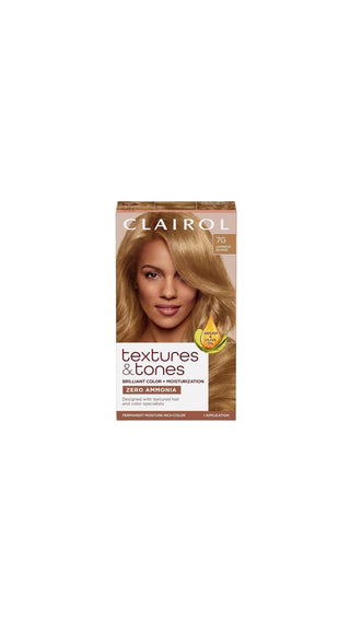CLAIROL TEXTURES & TONES Permanent Hair Color Kit 7G LIGHTEST BLONDE - Beautylicious Canada