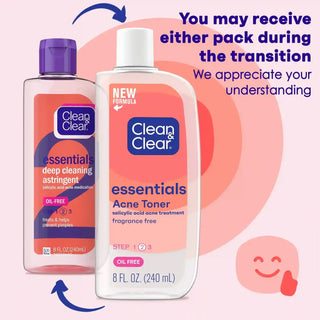 CLEAN&CLEAR ESSENTIALS ACNE TONER 8OZ - Beautylicious Canada