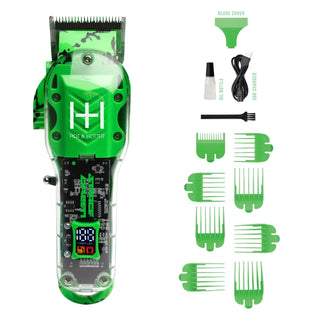 HOT & HOTTER PROFESSIONAL RECHARGEABLE CORDLESS CLIPPER - GREEN