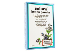 COLORA HENNA POWDER BURGUNDY 60G - Beautylicious Canada