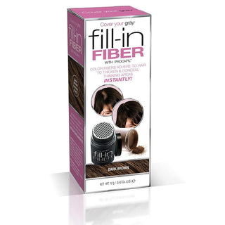 COVER YOUR GRAY FILL IN FIBER DARK BROWN 0.42 OZ - Beautylicious Canada