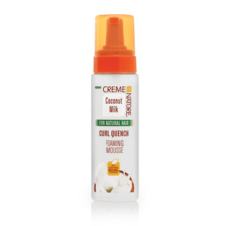 CREME OF NATURE COCONUT MILK CURL QUENCH FOAMING MOUSSE 7oz - Beautylicious Canada
