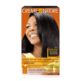 CREME OF NATURE Moisture - Rich Hair Color C11 NATURAL BLACK - Beautylicious Canada