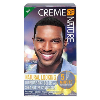 CREME OF NATURE MOISTURE RICH HAIR COLOR NATURAL BLACK - Beautylicious Canada