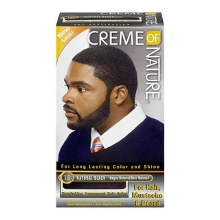 CREME OF NATURE NOURISHING PERMANENT HAIR COLOR NATURAL BLACK 1.0 - Beautylicious Canada
