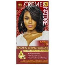 CREME OF NATURE PERMANENT HAIRCOLOR SOFT BLACK 3.0 - Beautylicious Canada