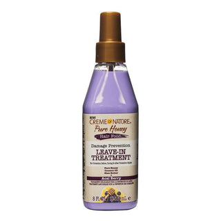 CREME OF NATURE Pure Honey Hair Food Acai Berry Leave In Treatment 8oz - Beautylicious Canada