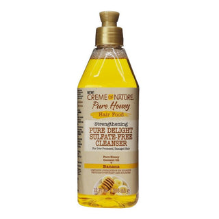 CREME OF NATURE Pure Honey Hair Food Pure Delight Sulfate Free Cleanser 12oz - Beautylicious Canada