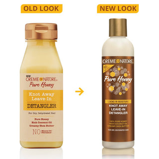 CREME OF NATURE PURE HONEY KNOT AWAY LEAVE - IN DETANGLER 8oz - Beautylicious Canada