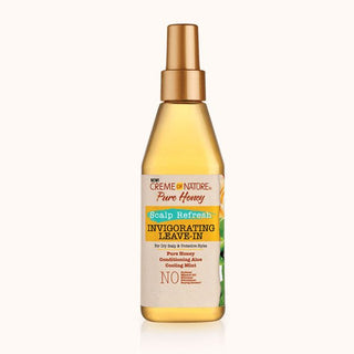 Creme of Nature Pure Honey Scalp Refresh Invigorating Leave In 8oz - Beautylicious Canada