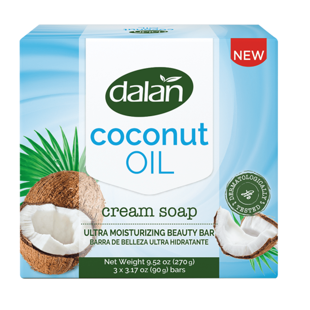 DALAN ULTRA MOISTURIZING BEAUTY BAR - COCONUT OIL CREAM SOAP ...