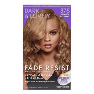 DARK & LOVELY Fade Resist Hair Color Kit 378 - HONEY BLONDE - Beautylicious Canada