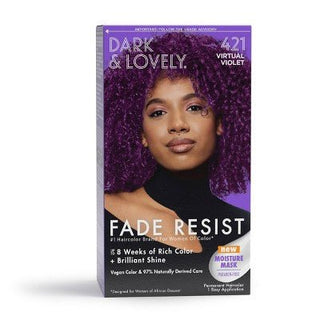 DARK & LOVELY FADE RESIST HAIR COLOUR - VIRTUAL VIOLET 421 - Beautylicious Canada