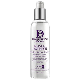 DESIGN ESSENTIALS AGAVE & LAVENDER WEIGHTLESS THERMAL PROTECTANT SERUM