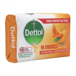 DETTOL ANTIBACTERIAL BAR SOAP - RE - ENERGIZE MANDARIN ORANGE - Beautylicious Canada