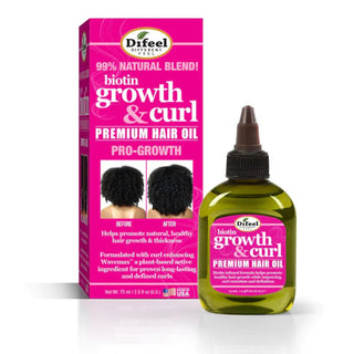DI FEEL BIOTIN GROWTH & CURL PREMIUM HAIR OIL 2.5OZ - Beautylicious Canada