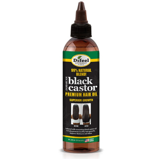 Difeel 99% Natural Blend Jamaican Black Castor Hair Oil 8 oz. - Beautylicious Canada