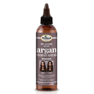 DIFEEL 99% Premium Natural Hair Oil Blend - Thickening with Argan Oil 8 oz - Beautylicious Canada
