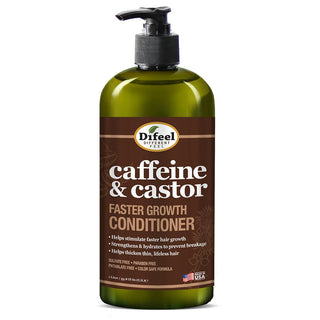 Difeel Caffeine & Castor Conditioner for Faster Hair Growth 33.8 oz. - Beautylicious Canada