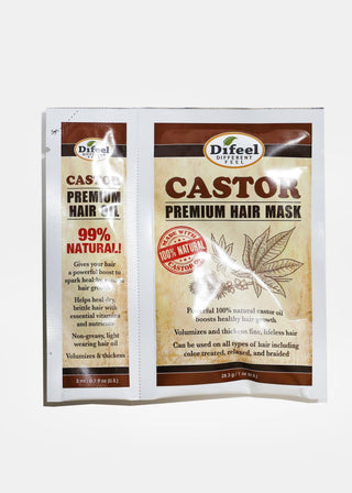 DIFEEL CASTOR HAIR OIL & MASK 3ML+28.3G - Beautylicious Canada