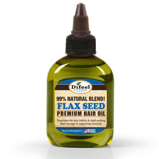 DIFEEL Premium Natural Hair Oil - Flax Seed Hair Oil 2.5 oz. - Beautylicious Canada