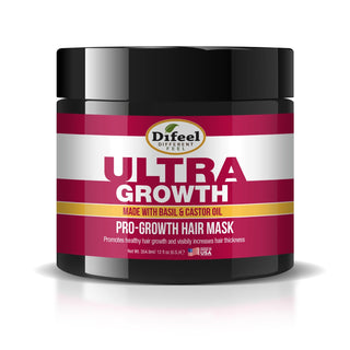 DIFEEL Ultra Growth Basil & Castor Oil Pro Growth Hair Mask 12 oz. - Beautylicious Canada
