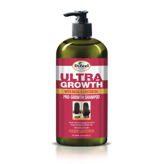 DIFEEL Ultra Growth Basil & Castor Oil Pro Growth Shampoo 33.8 oz. - Beautylicious Canada
