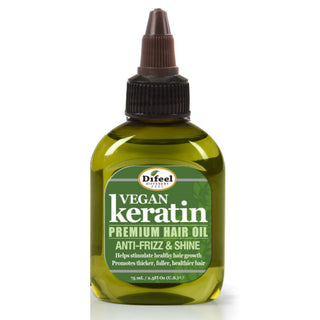 DIFEEL Vegan Keratin Premium Hair Oil - Anti Frizz & Shine 2.5 oz - Beautylicious Canada