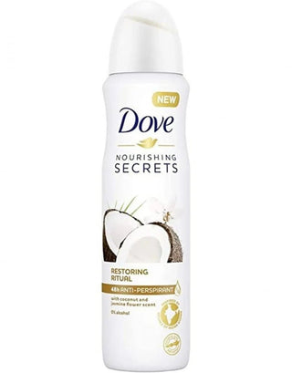 DOVE NUTRITIVE SECRETS RESTORING RITUAL 48h ANTI PERSPIRANT 0% ALCOHOL 150 mL