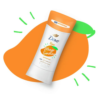 DOVE TEENS MANGO SUNSHINE 48H ANITPERSPIRANT DEODORANT 2.6OZ - Beautylicious Canada