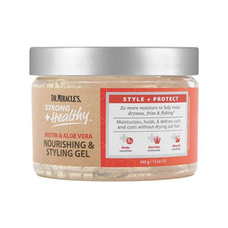Dr. Miracle’s Strong & Healthy Nourishing & Styling Gel 12oz - Beautylicious Canada