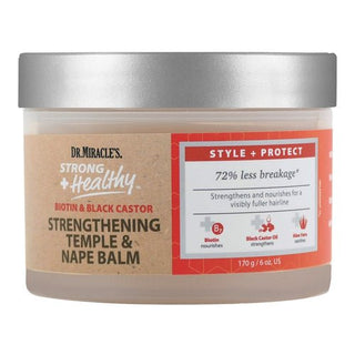 DR MIRACLES Strong + Healthy Strengthening Temple & Nape Balm 12OZ - Beautylicious Canada