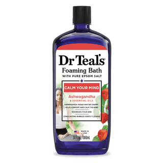 DR TEAL'S FOAMING BATH CALM YOUR MIND WITH ASHWAGANDA 34OZ - Beautylicious Canada