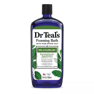DR TEAL'S FOAMING BATH EUCALYPTUS & SPEARMINT 34OZ - Beautylicious Canada