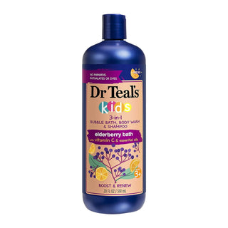 DR TEAL'S Kids 3 - in - 1 Bubble Bath Body Wash and Shampoo, 20 Oz - Beautylicious Canada
