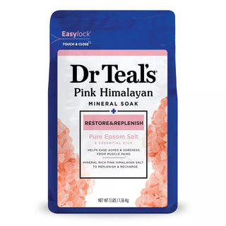DR TEAL'S MINERAL SOAK PINK HIMALAYAN 3LBS - Beautylicious Canada