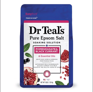 DR TEAL'S PURE EPSOM SALT POMEGRANATE 3LB - Beautylicious Canada
